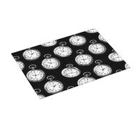 Tappetino scolapiatti vintage con stampa orologio da tasca, super assorbente, in microfibra, grande tappetino scolapiatti per bancone della cucina, 45,7 x 61 cm, facile da pulire, decorazione per la