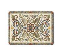 Tappetino scolapiatti vintage floreale per bancone della cucina, tappetino scolapiatti in gomma assorbente a foglia, tappetino scolapiatti rustico autunnale in pelle sintetica per protezione bancone