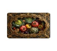 Tappetino scolapiatti vintage per bancone della cucina, tappetino scolapiatti decorativo in gomma assorbente per scolapiatti rustico in pelle PU per proteggere la sala da pranzo, 30,5 x 50,8 cm
