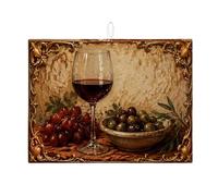 Tappetino scolapiatti vintage per cucina, barocco assorbente, in microfibra, per bancone della cucina, 45,7 x 61 cm
