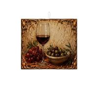 Tappetino scolapiatti vintage per cucina, barocco assorbente, in microfibra, per bancone della cucina, 40,6 x 45,7 cm