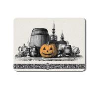Tappetino scolapiatti vintage per il bancone della cucina, tappetino scolapiatti in gomma assorbente a forma di zucca rustica, decorazione antica per la casa, per bancone della cucina, 45,7 x 61 cm
