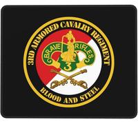 Tappetino Scrivania 3° Reggimento di Cavalleria Corazzata Lavabile Desk Mat Grande Mouse Mat per Ufficio Pc Computer Portatile 25X30Cm