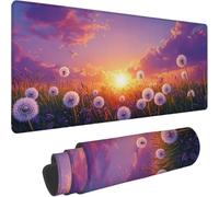 Tappetino Scrivania - 90x30cm, Dente di leone Tappetino Mouse Gaming 0-z598 | Mouse Pad per Computer con Base in Gomma Antiscivolo, Scorrimento Facile, Migliora Precisione e Velocità, Impianto-4
