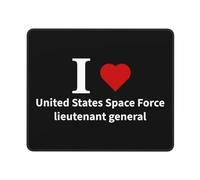Tappetino Scrivania Amo Il Tenente Generale della Forza Spaziale degli Stati Uniti Lavabile Mouse Mat Waterproof Mouse Pad per Computer Mac Pc 25X30Cm