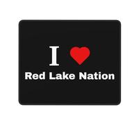Tappetino Scrivania Amo La Nazione del Red Lake Multifunzione Mouse Pad Scorrimento Facile Mouse Mat per Pc Mac Ufficio 25X30Cm