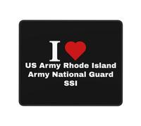 Tappetino Scrivania Amo L'Esercito Americano, La Guardia Nazionale dell'Esercito (SSI) Waterproof Desk Mat Multifunzione Mouse Mat per Laptop Pc Computer Portatile 25X30Cm