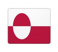 Tappetino Scrivania Bandiera della Groenlandia Scorrimento Facile Desk Mat Grande Mouse Mat per Laptop Computer Portatile Ufficio 25X30Cm
