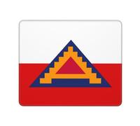 Tappetino Scrivania Bandiera della Settima Armata degli Stati Uniti Waterproof Mouse Mat Grande Mouse Pad per Mac Computer Gaming 25X30Cm