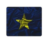 Tappetino Scrivania Bandiera di Seta della Repubblica del Texas Lavabile Desk Mat Scorrimento Facile Mouse Mat per Pc Mac Gaming 25X30Cm