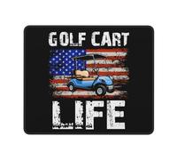 Tappetino Scrivania Bandiera USA del Golf Grande Mouse Pad Confortevole Mouse Mat per Computer Ufficio Computer Portatile 25X30Cm