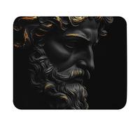 Tappetino Scrivania Dio Greco Scorrimento Facile Desk Mat Waterproof Mouse Mat per Computer Gaming Ufficio 25X30Cm