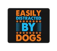 Tappetino Scrivania Facilmente Distratto dai Cani Lavabile Desk Mat Pulire Mouse Mat per Pc Computer Portatile Laptop 25X30Cm