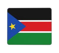 Tappetino Scrivania Flag of South Sudan Multifunzione Mouse Mat Lavabile Mousepad per Gaming Mac Laptop 10X12In