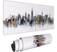 Tappetino Scrivania Grande - 100 x 50cm, Città Tappetino Mouse Gaming 0-z92 | Mouse Pad per Computer con Base in Gomma Antiscivolo, Scorrimento Facile, Migliora Precisione e Velocità, Architettura-4