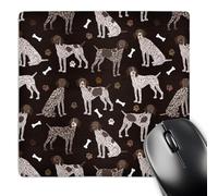 Tappetino Scrivania Janna Salak Progetta Cani da Caccia Tedeschi A Pelo Corto Lavabile Desk Mat Multifunzione Mouse Mat per Computer Gaming Mac 25X30Cm