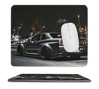 Tappetino Scrivania JDM Car R34 Silver Driving Durevole Tappetino Mouse Gaming Multifunzione Desk Mat per Gaming Mac Sensori da Gioco 10X12In