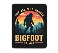 Tappetino Scrivania Maglietta Bigfoot I Vagabondi Non Sono Persi Grande Desk Mat Waterproof Mouse Mat per Computer Portatile Ufficio Computer 25X30Cm