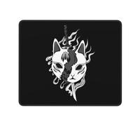 Tappetino Scrivania Maschera del Terrore con Il Fuoco Portatile Desk Mat Pulire Mouse Mat per Computer Portatile Laptop Pc 25X30Cm
