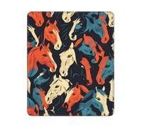 Tappetino Scrivania Modello di Cavalli di Animali Selvatici Waterproof Desk Mat Lavabile Mouse Pad per Gaming Computer Portatile Mac 25X30Cm