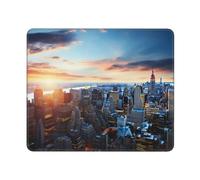 Tappetino Scrivania New York City Skyline Soffice Tappetino per Mouse Gaming Durevole Mousepad per Pc Mac Ufficio 10X12In