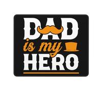 Tappetino Scrivania papà È Il Mio Eroe Lavabile Mouse Pad Grande Mouse Mat per Computer Portatile Mac Gaming 25X30Cm