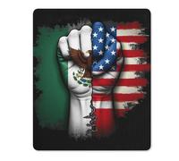 Tappetino Scrivania Pugno con Bandiera Messico Vs USA E Aquila Multifunzione Desk Mat Portatile Mouse Mat per Computer Portatile Computer Pc 25X30Cm