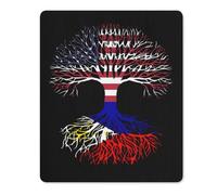 Tappetino Scrivania Radici Dell'Albero della Bandiera delle Filippine USA Pulire Mouse Pad Portatile Mouse Mat per Computer Gaming Laptop 25X30Cm