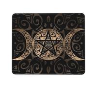 Tappetino Scrivania Strega Pagana della Dea della Triplice Luna Scorrimento Facile Mouse Pad Grande Mouse Mat per Mac Laptop Computer 25X30Cm
