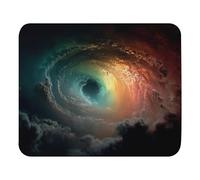 Tappetino Scrivania Vortice Arcobaleno Lavabile Desk Mat Pulire Mouse Mat per Computer Gaming Computer Portatile 25X30Cm
