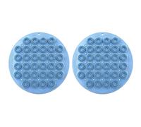 Tappetino Scrub Plantare 2 Pezzi Cuscinetto Detergente Bagno | Scrubber Doccia Spa Pulizia Del Corpo Massaggio Pelle Applicabile A Parete Da Bagno E Per Piedi