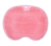 Tappetino scrubber per massaggiatore piedi TPR Gancio pieghevole Spazzola p (Rosa)