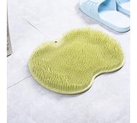 Tappetino scrubber per massaggiatore piedi TPR Gancio pieghevole Spazzola p (Verde)