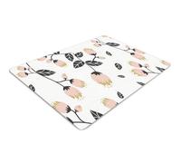 Tappetino Sedia 140x100 cm PVC Vinile Antiscivolo Resistente ai Danni Impermeabile Protezione di Pavimenti Rettangolare per Ufficio a Casa Facile da Pulire - Vendemmia primaverile dell'uva