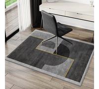 Tappetino Sedia Ufficio 55 da 41 Pollici per Legno Duro e Tappeto Pile Basso Fon