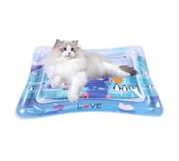 Tappetino sensoriale per l'acqua, Tappetino da gioco sensoriale per l'acqua | Tappetino per l'acqua per cani e gatti | Tappetino da gioco sensoriale 'acqua addensata con pesci per il gioco degli anima