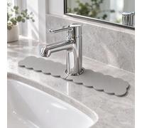 Tappetino Silice per naturale per Lavello Cucina Bordi per nuvola | Assorbimento per istantaneo, silice per naturale, asciuga in secondi, mantiene il asciutto e pulito(medium gray)