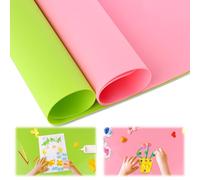 Tappetino Silicone, Tappetino da Forno in Silicone 2 Pezzi, Riutilizzabile Tappetino da Pizza e Fondente 50 x 40cm, Tappetino in Silicone per Pittura L'artigianato Colata di Resina