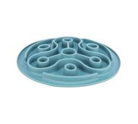 Tappetino slow feeding in plastica tpe diametro 28cm colore blu Trixie