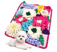 Tappetino Snuffle Per Cani,Puzzle Pieghevole Con Base Antiscivolo Per Leccare | Accessorio Olfattivo Per Pet - Per Addestramento All'Annusare Alimentazione Leccare Scavare Esercizio E Arricchimento In