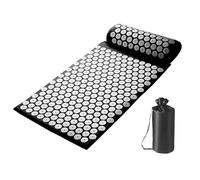 Tappetino Spike, tappetino per massaggio completo - Tappetino a pressione con set per massaggio con cuscino,Set di tappetini da massaggio, di mediazione per disturbi al collo e alla schiena,
