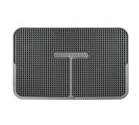 Tappetino tappeto auto in PVC - Colore grigio 47x30cm