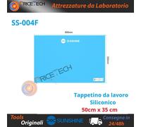 TAPPETINO IN SILICONE AZZURRO PIANO DA LAVORO SUNSHINE SS-004F 50x35cm