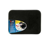 TAPPETINO TAPPETO PER AUTO BATTITACCO SALVA MOQUETTE NERO 40X30 S ANTISCIVOLO
