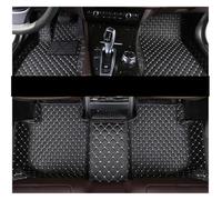 tappetino tappeto Tappetini auto personalizzati per VW ID3 ID4X ID4 per CROZZ ID6X ID6 2019 2020 2021 2022 2023 Tappeti auto Accessori per auto tappetino antiscivolo auto(Beige nero)