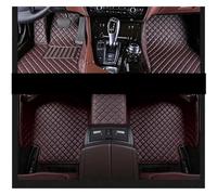 tappetino tappeto Tappetini auto personalizzati per VW ID3 ID4X ID4 per CROZZ ID6X ID6 2019 2020 2021 2022 2023 Tappeti auto Accessori per auto tappetino antiscivolo auto(Caffè)