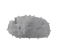 Tappetino Termico Cotone fonoassorbente in alluminio per VW 6, per Golf 6, per GTI, riduzione del rumore, isolamento acustico Cuscinetto Isolante Termico(Argento)