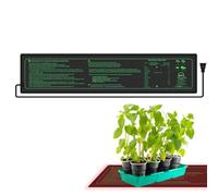 Tappetino termico per piantine, grande tappetino termico per piante, con kit combinato termostato, resistente e impermeabile, per partenza di semi, germinazione, giardinaggio indoor e serra