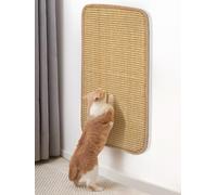 Tappetino Tiragraffi per Gatti, Tiragraffi Divano Sisal, Velcro+Disegno di Fissaggio Biadesivo, Tappeto per Gatti Antigraffio Resistente, Protezione di Divani e Tappeti - 50x25 cm