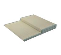 Tappetino tradizionale giapponese a 4 pieghe, comodo materasso futon naturale verde erba di giunco, perfetto per meditazione, yoga, sala da tè spazio zen (dimensioni: 90 x 200 x 3,5 cm)